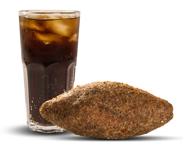 Kibe assado com cola. Lanche brasileiro . — Fotografia de Stock