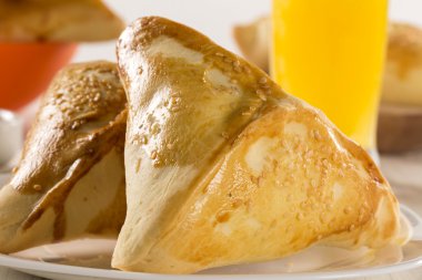 Brezilyalı aperatif. Et Esfiha masaya