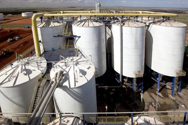 Planta de procesamiento de caña de azúcar en Brasil — Foto de Stock