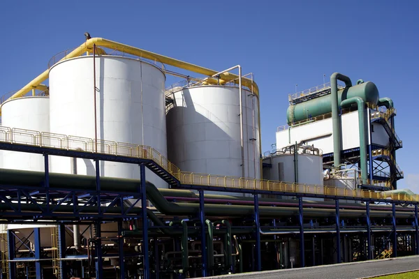 Industrieanlage zur Verarbeitung von Zuckerrohr in Brasilien — Stockfoto