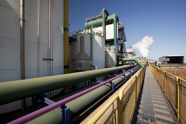 Planta de procesamiento de caña de azúcar en Brasil — Foto de Stock