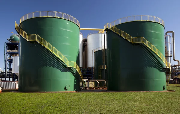 Planta de procesamiento de caña de azúcar en Brasil — Foto de Stock