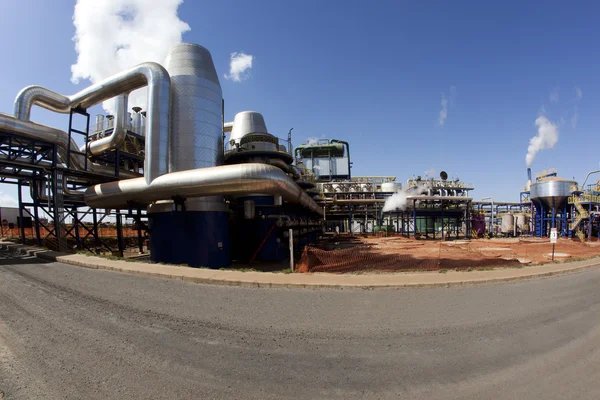 Planta de procesamiento de caña de azúcar en Brasil — Foto de Stock
