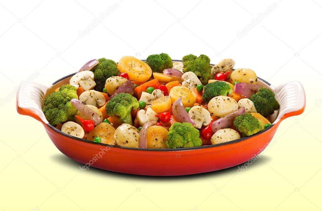 Hot vegetable dish — Stock Photo © Paulovilela 64107075