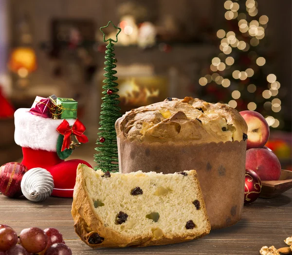 Panettone. — Fotografia de Stock