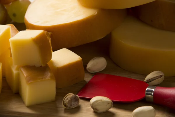 Assorted cheeses — Stock Photo, Image