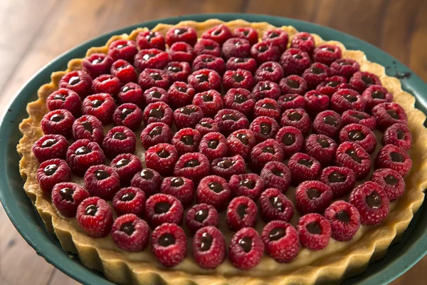 Torta de framboesa com chocolate — Fotografia de Stock