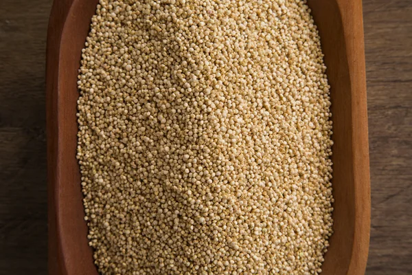 Porcja niegotowane białka Quinoa i wey — Zdjęcie stockowe