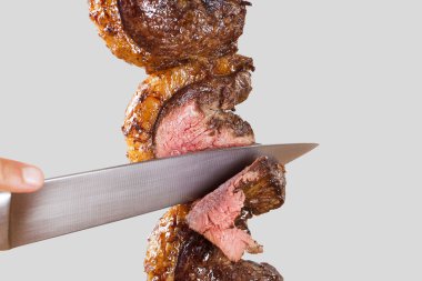 Kızartma sığır filetosu tükürmek