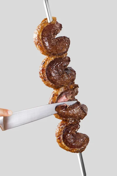 Roastbeef vom Spieß — Stockfoto