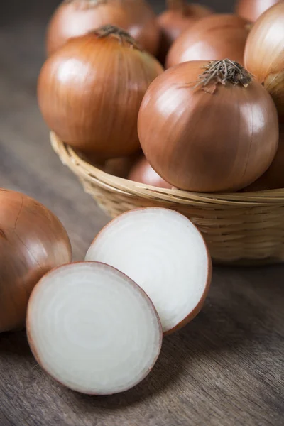 Geassorteerde boerderij verse ajuin. — Stockfoto