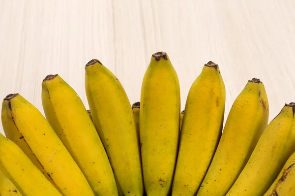 Банкетка із золотих бананів — стокове фото
