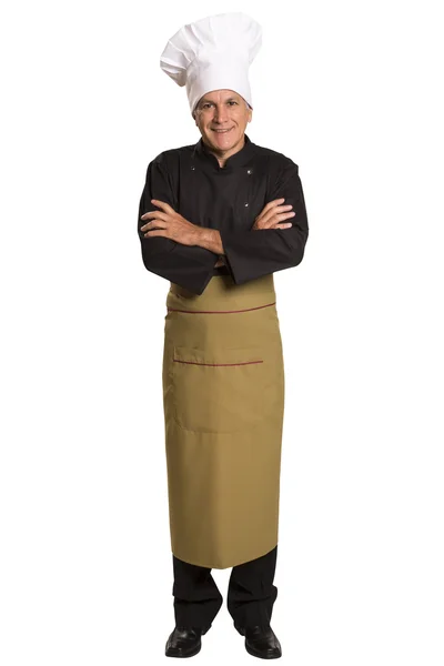 Portrait of confident chef cook with his arms crossed — Stock Photo, Image