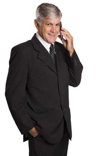 Charmant homme d'affaires téléphone . — Photo