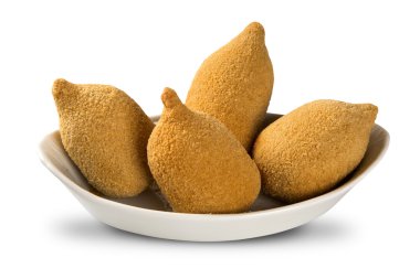 Brezilya derin kızarmış tavuk snack, yerel partilerde popüler.