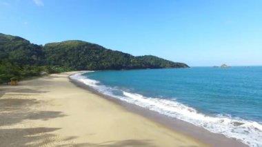 Sao Paulo Brezilya devlet Kuzey Sahil kıyılarına havadan görünümü.