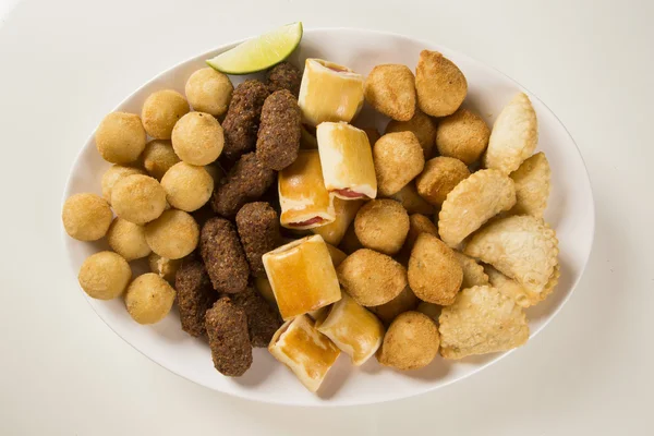 Mixed brazilian snack. — Stock Photo, Image