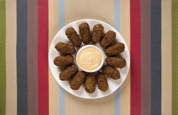 Kibe asado. Snack brasileño . — Foto de Stock