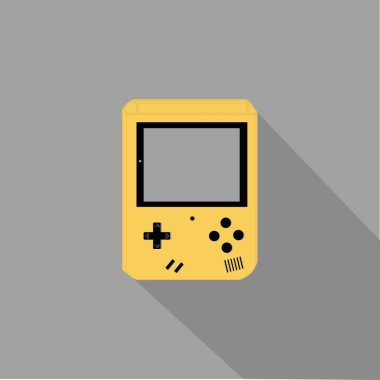 Sarı el bilgisayarı oyunu vektörü