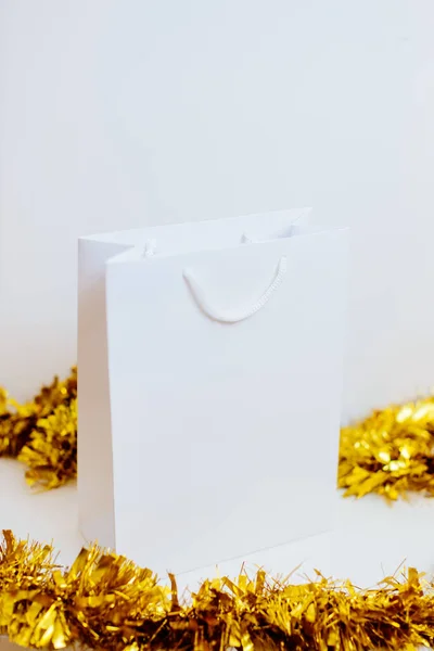 Wzór makiety papierowej torby towarowej — Zdjęcie stockowe