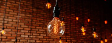 grunge ampul filament retro vintage