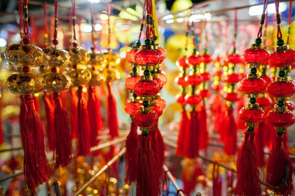 Nouvelle année lunaire de décoration lanterne chanceuse en Asie — Photo