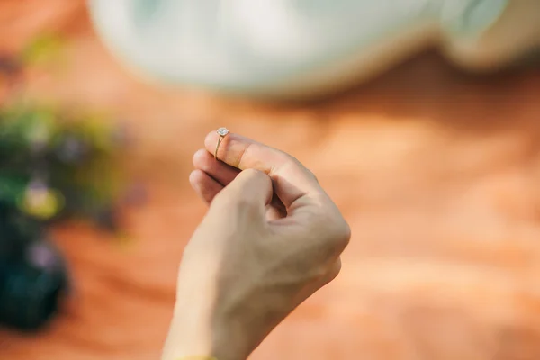 약혼 반지 — 스톡 사진