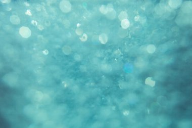 Sualtı arka plan bokeh ile