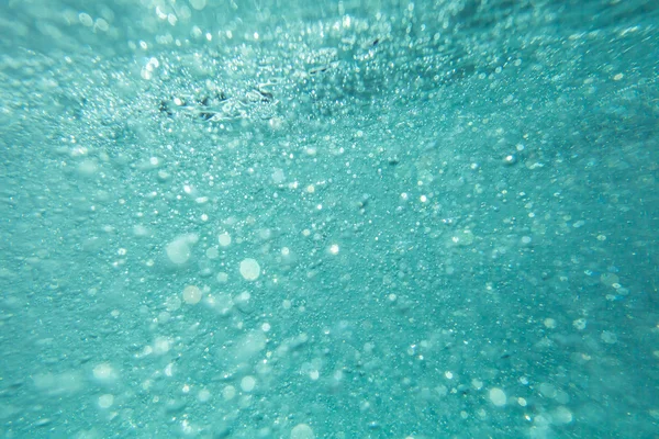 Abstracte onderwater achtergrond met bokeh — Stockfoto