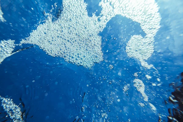 抽象的な水中海泡泡の背景 — ストック写真