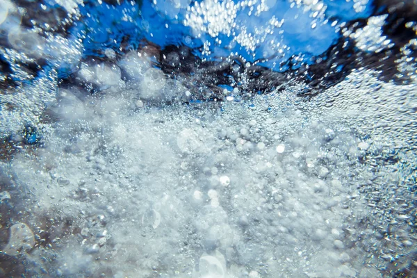 Abstracte onderwater zee schuim bubbels textuur — Stockfoto