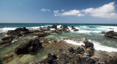 Maui okyanus kayalar