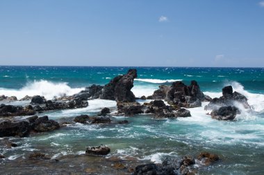 Maui okyanus kayalar