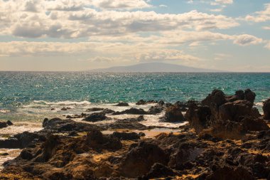Maui Shore ve okyanus