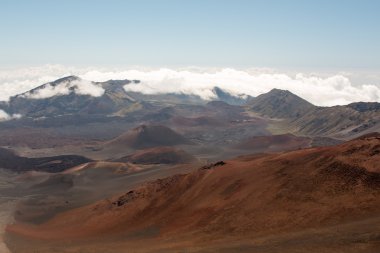 Haleakala Zirvesi görünümü