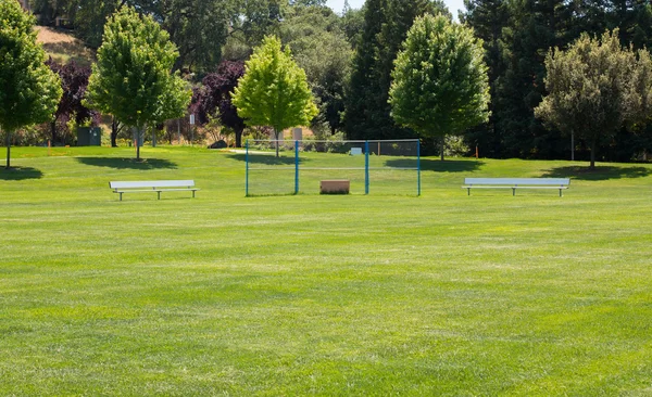 Gräset Little League Baseball området — Stockfoto