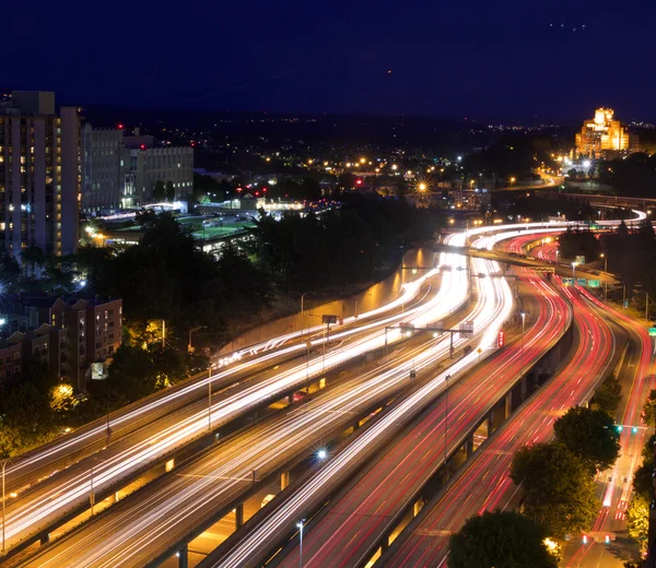 Sfocatura movimento autostrada — Foto Stock