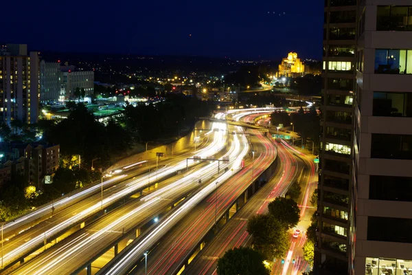 Sfocatura movimento autostrada — Foto Stock