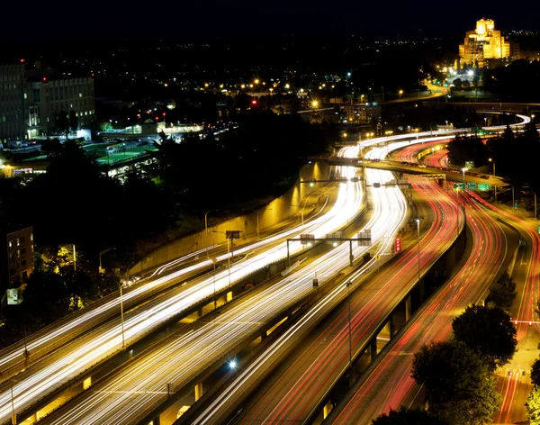 Freeway Motion Blur — Stock Photo, Image