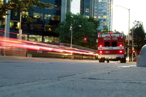 Ambulance in Seattle Zdjęcia Stockowe bez tantiem