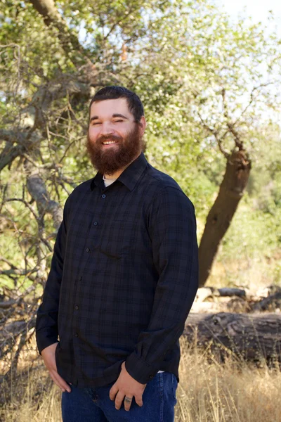 Bearded Adult Man — Stock Photo, Image