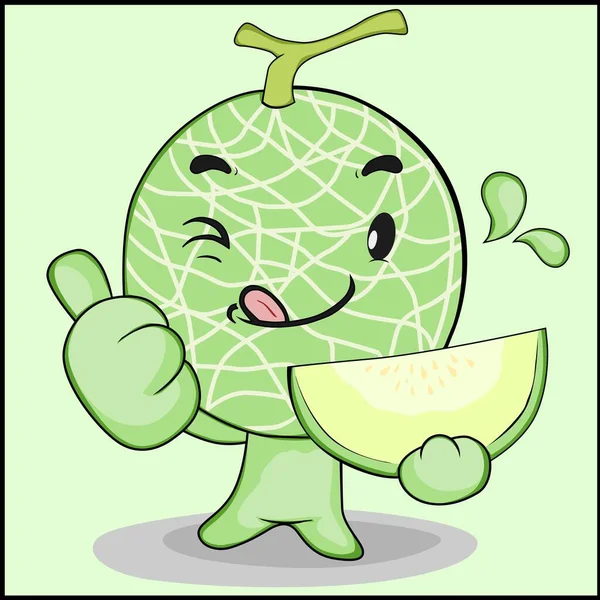 İllüstrasyon lezzetli yeşil meyve 