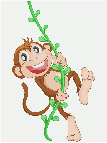 Asılı bir maymun resmi.