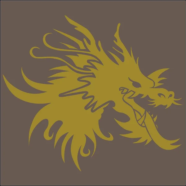 ejderha kafası silueti görüntüsü