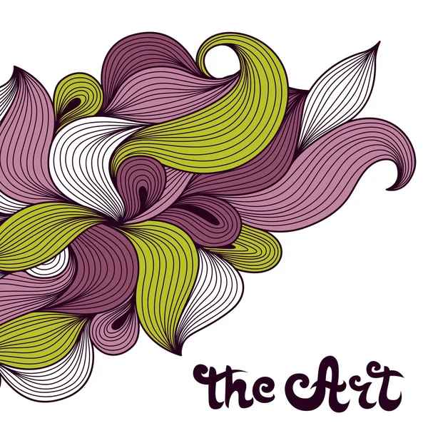 Soyut süsleme dalga