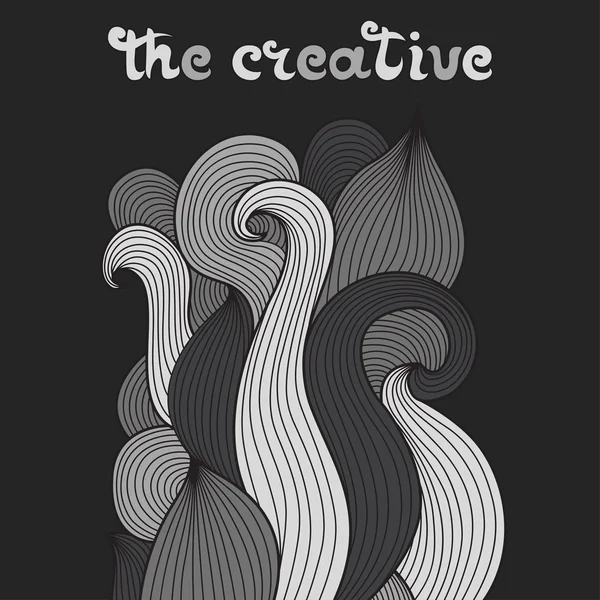 Soyut süsleme dalga