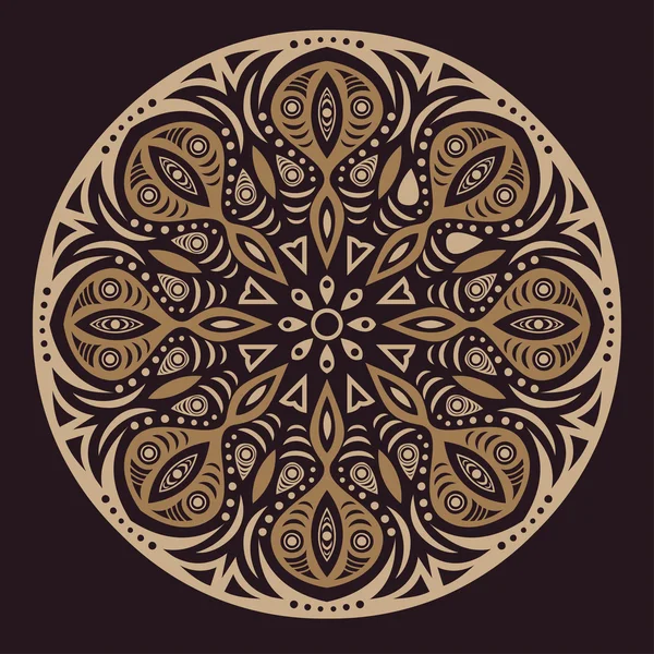 Dekoratif yuvarlak süsleme