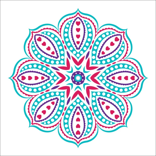 Dekoratif yuvarlak süsleme