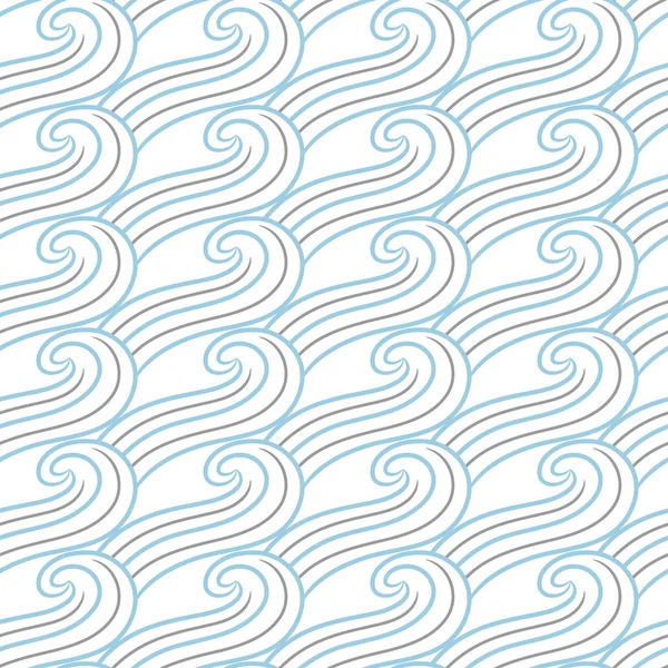 Ornamental pattern wave — Stock Vector