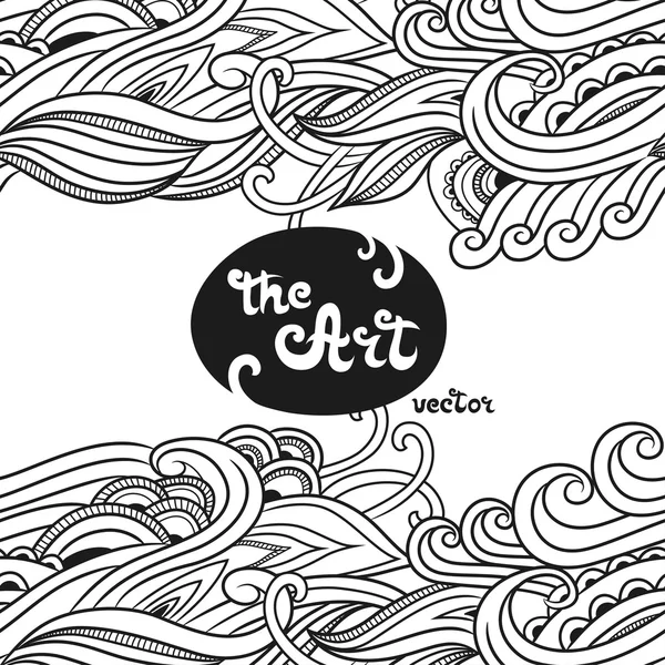 Vektör süsleme doodle seamless modeli